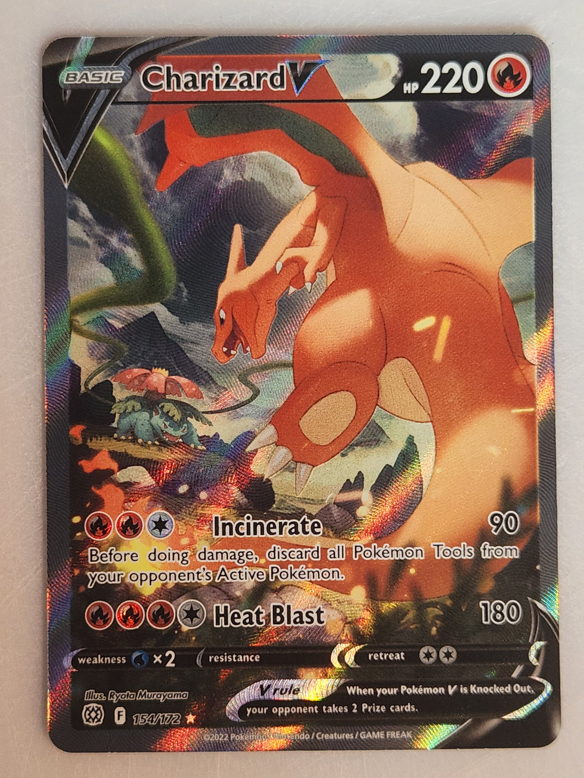 Charizard V 154/172 NM+