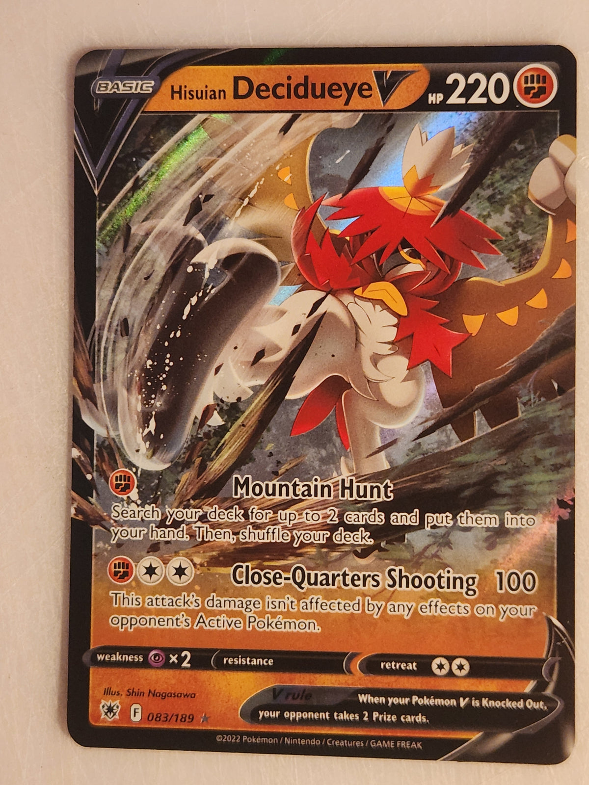 Hisuian Decidueye 083/189 NM+