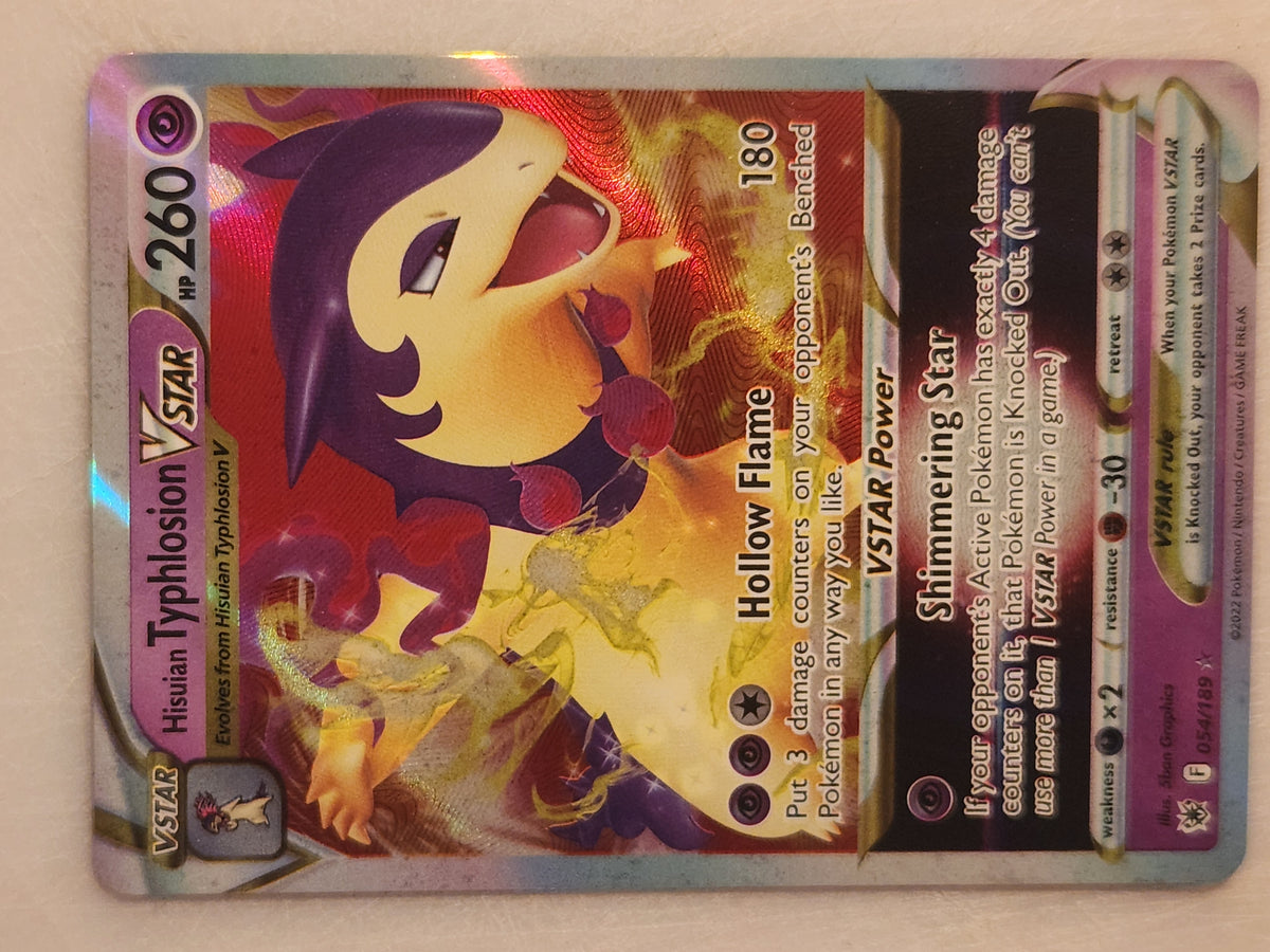 Hisuian Typhlosion Vstar 054/189 NM+